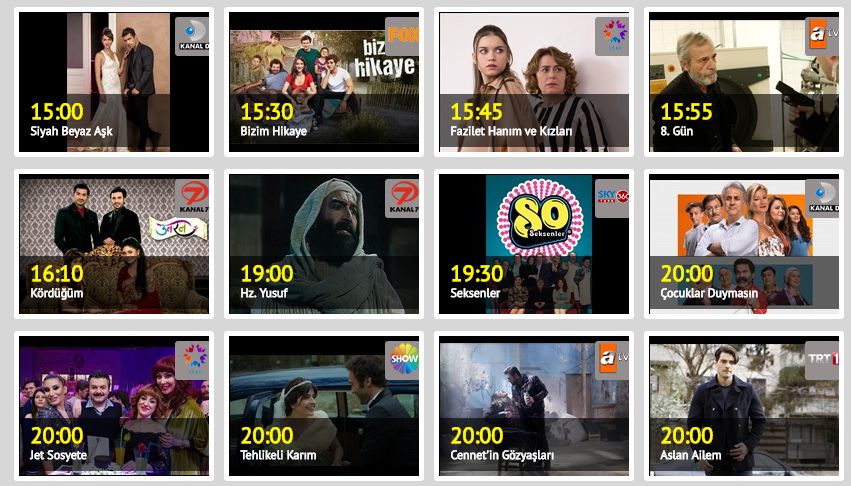 25 Mart 2018 Pazar Yayın Akışı-Neler Var?